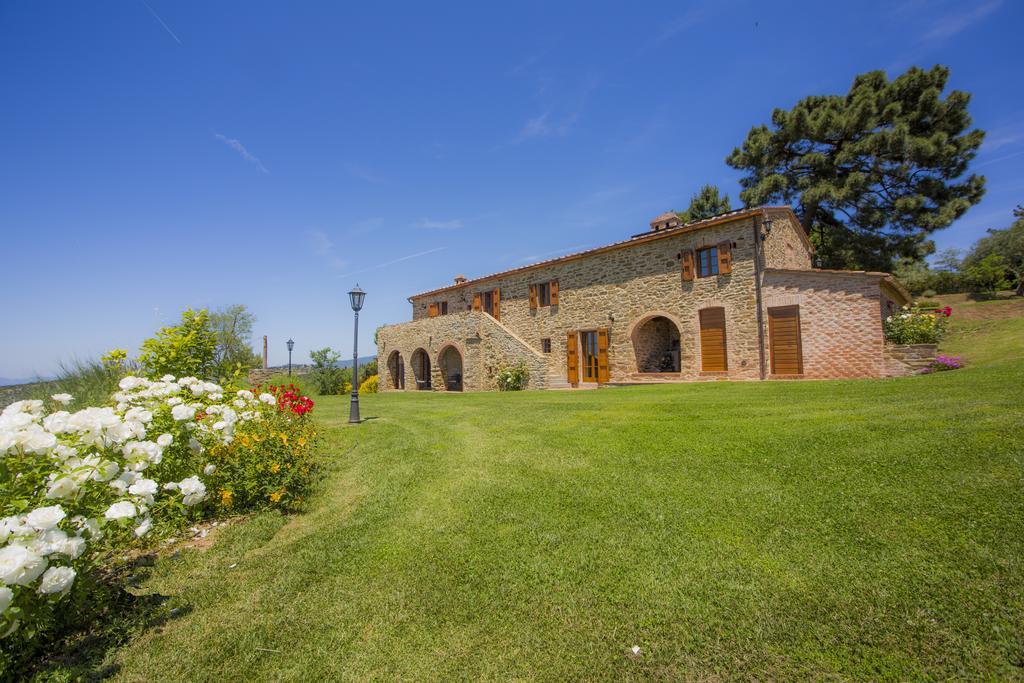 Tenuta Angelici Winery Casa Contea With Pool And Panoramic Pool Cortona Villa Terontola Camera foto